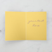 ビーチの写真カード カード (内部)