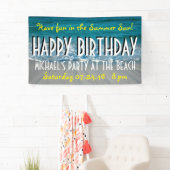 ビーチの写真撮影 + あなたのアイディア 横断幕 (インサイチュ)