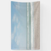 ビーチの写真用背景 垂れ幕 横断幕 (縦)