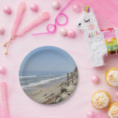 ビーチの写真 ペーパープレート (パーティー)