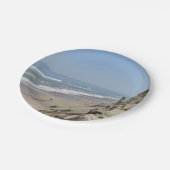ビーチの写真 ペーパープレート (アングル)