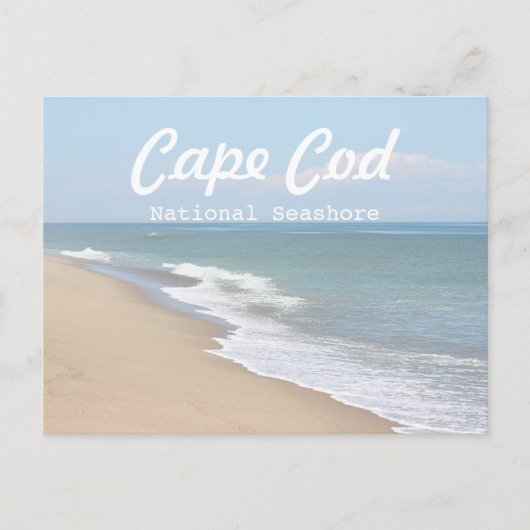 ビーチの写真 ポストカード (正面)