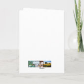 「ビーチの凧」 カード (裏面)