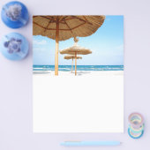 ビーチの列傘ビーチGRASS傘海 チラシ (シングル)