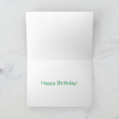 ビーチの動物の誕生日カード シーズンカード (内部)