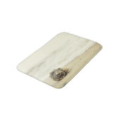 ビーチの単独で貝殻 バスマット (アングル)