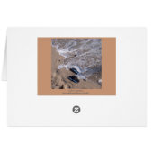 ビーチの双安定回路のサンダルのテーブル数カード (裏面横)