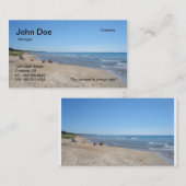 ビーチの名刺 名刺 (正面/裏面)