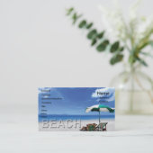 ビーチの名刺 名刺 (スタンド正面)
