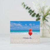 ビーチの名言 ポストカード (スタンド正面)