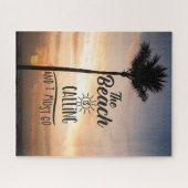 ビーチの呼び出し ジグソーパズル (横)