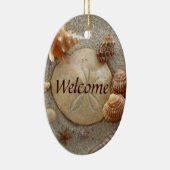 ビーチの喜ばしい徴候 セラミックオーナメント (右)