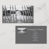 ビーチの塀の名刺 名刺 (正面/裏面)