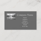 ビーチの塀の名刺 名刺 (裏面)