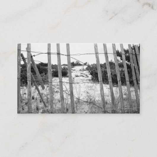 ビーチの塀の名刺 名刺 (正面)