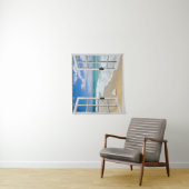 ビーチの壁掛けの貝殻 タペストリー (インサイチュ)