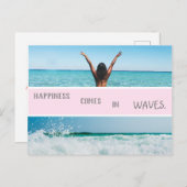 ビーチの夏波熱帯気質 ポストカード (正面/裏面)