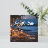 ビーチの夕方を彩る妖精の灯り　～目的地～ セーブザデート (スタンド正面)