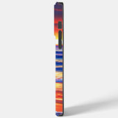 ビーチの夕日と名パーソナライズされた前 Case-Mate iPhoneケース (裏面 / 左)