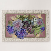 ビーチの多肉株 ジグソーパズル (横)