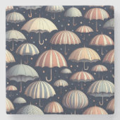 ビーチの夜 ストーンコースター (正面)