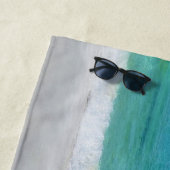 ビーチの夢は熱帯モダンな写真を引用します ビーチタオル (インサイチュ)