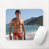 ビーチの大きな塊 マウスパッド (マウス)