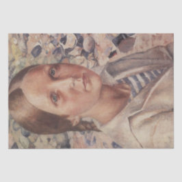 ビーチの女の子(by Petrov-Vodkin) 薄葉紙