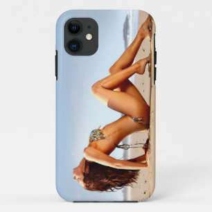 ビーチの女の子 iPhone 11 ケース