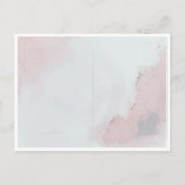 ビーチの女性のカード インビテーションポストカード (裏面)