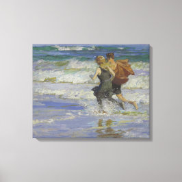 ビーチの子供たち(Edward Henry Potthast) キャンバスプリント