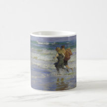 ビーチの子供たち(Edward Henry Potthast)