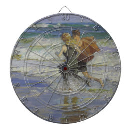 ビーチの子供たち(Edward Henry Potthast) ダーツボード