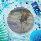 ビーチの子供たち(Edward Henry Potthast) ペーパープレート (パーティー)