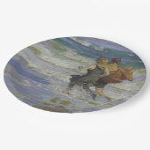 ビーチの子供たち(Edward Henry Potthast) ペーパープレート (アングル)