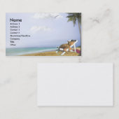 ビーチの子猫 名刺 (正面/裏面)
