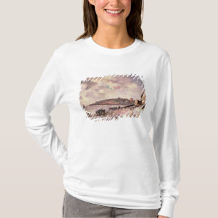 ビーチの子馬との海景 Tシャツ