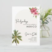 ビーチの宛先結婚写真 セーブザデート (スタンド正面)