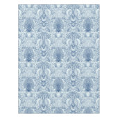 ビーチの宝を青で テーブルクロス (正面)