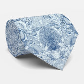 ビーチの宝を青で ネクタイ (ロール)