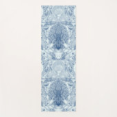 ビーチの宝を青で ヨガマット (正面)