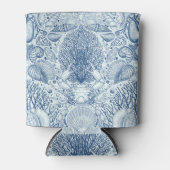 ビーチの宝を青で 缶クーラー (正面)