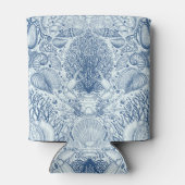 ビーチの宝を青で 缶クーラー (裏面)