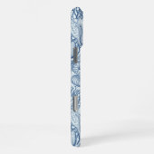 ビーチの宝を青で iPhoneケース (右側面)