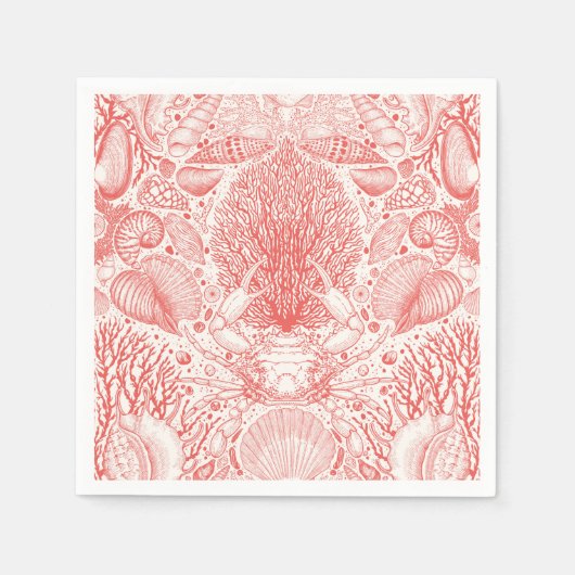 ビーチの宝庫 スタンダードカクテルナプキン (正面)