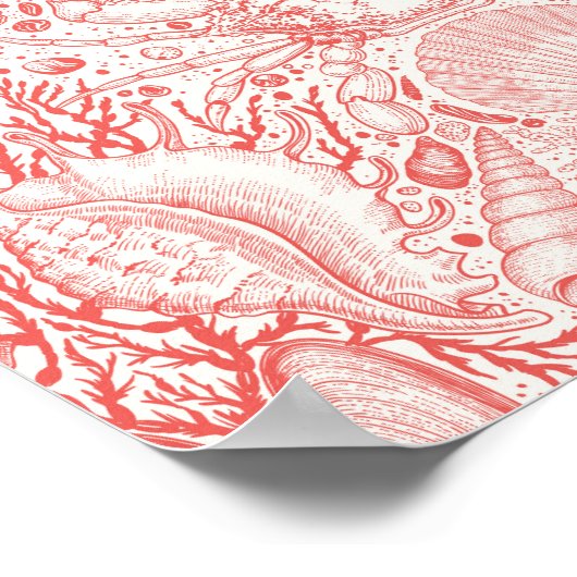 ビーチの宝庫 ポスター (角)