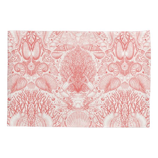 ビーチの宝庫 枕カバー (裏面-左)