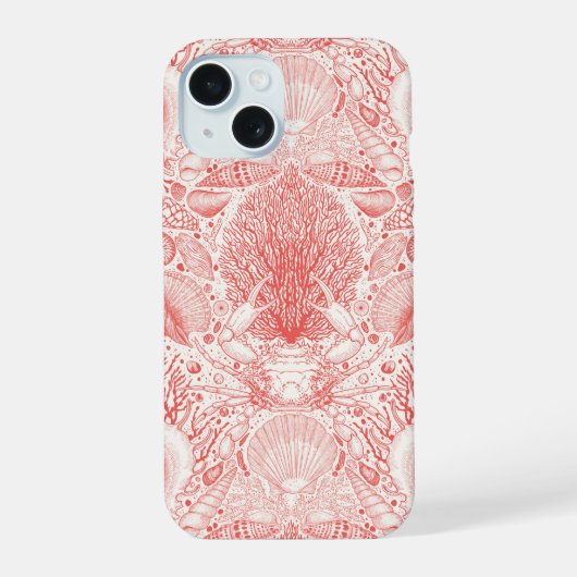ビーチの宝庫 iPhone 15ケース (裏面)