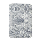 ビーチの宝物，貝殻，カニ，サンゴと海 バスマット (正面縦)