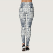 ビーチの宝物，貝殻，カニ，サンゴと海 レギンス (裏面)